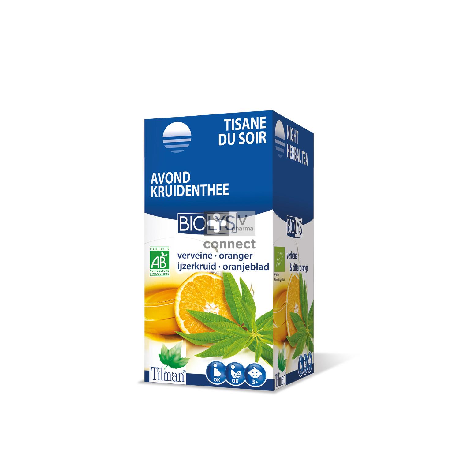 Biolys Ijzerkruid-oranje Bio Tea-bags 20