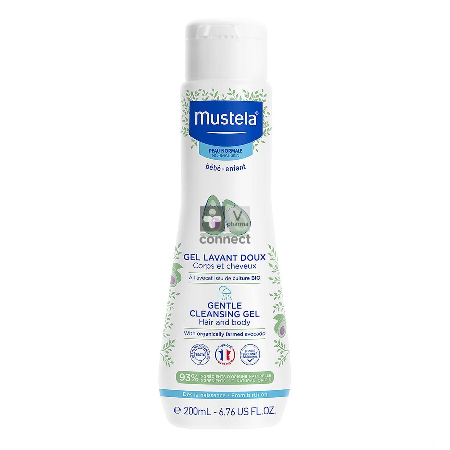 Mustela Bébé Gel Lavant Doux 200 ml