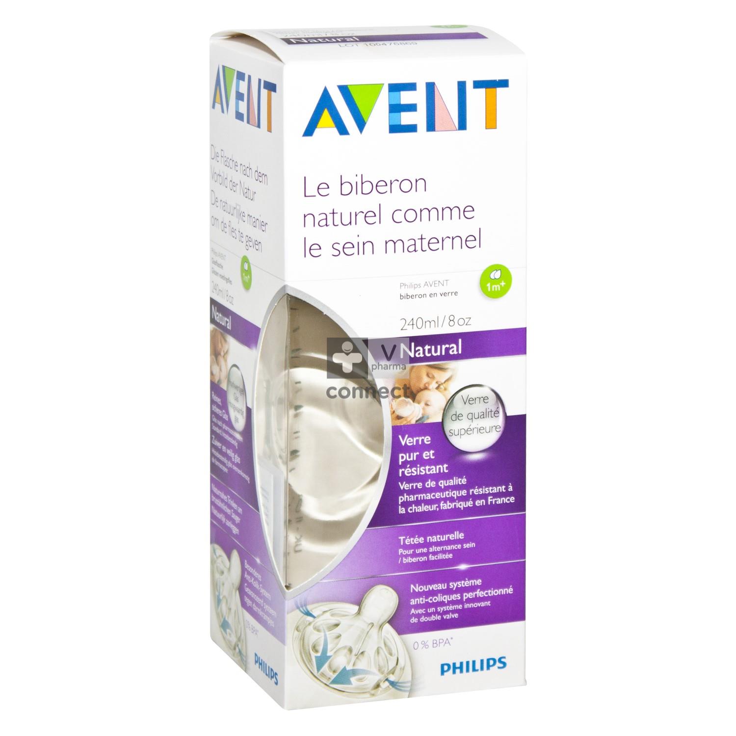 Biberon MAM Feel Good Verre 260ml - Tétine SkinSoft Taille 1 Lapin/Renard