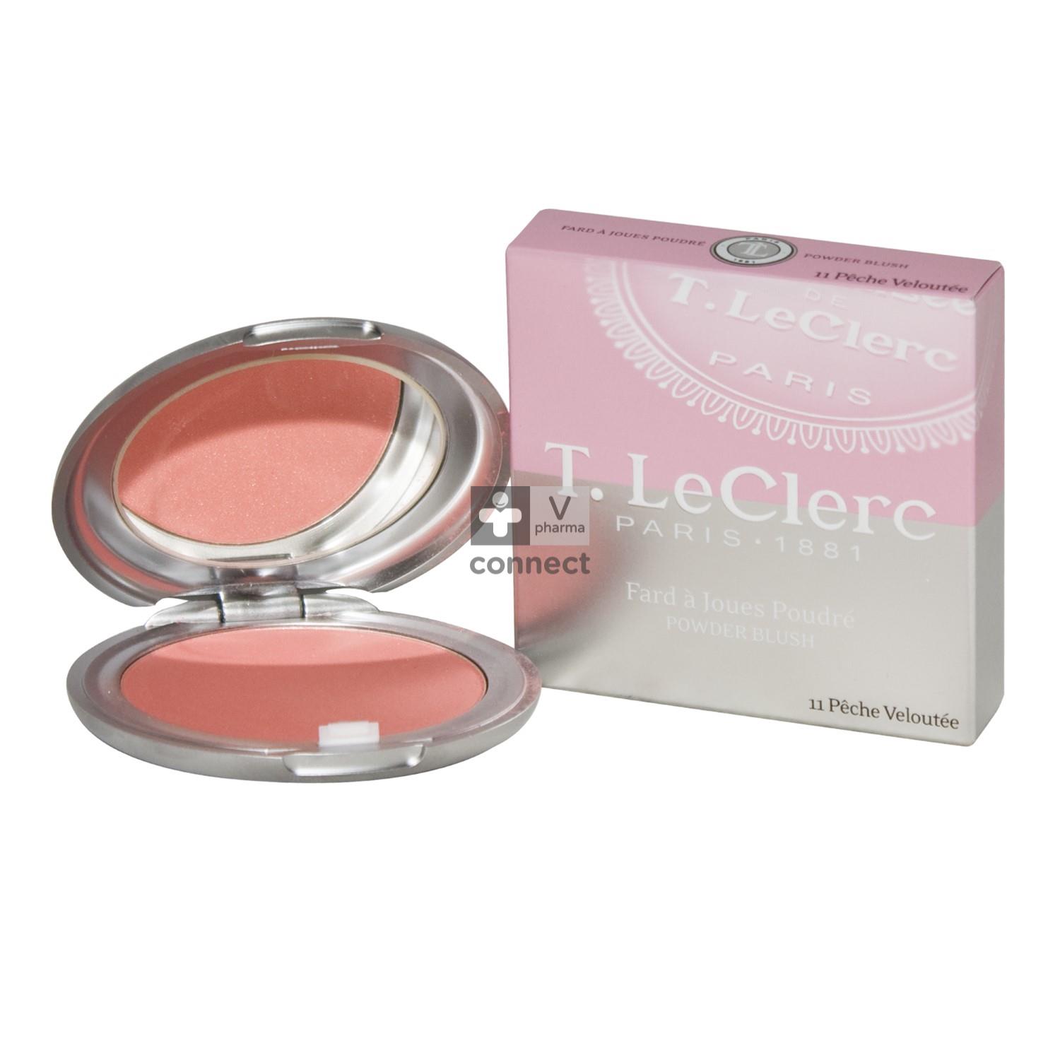 Fard à Paupières Mono Poudré T. Leclerc - Teinte Pêche Glacée - 2,5 G - Neuf