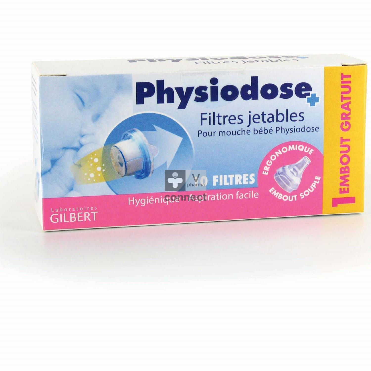 Physiodose 10 Filtres Jetable Mouche Bébé