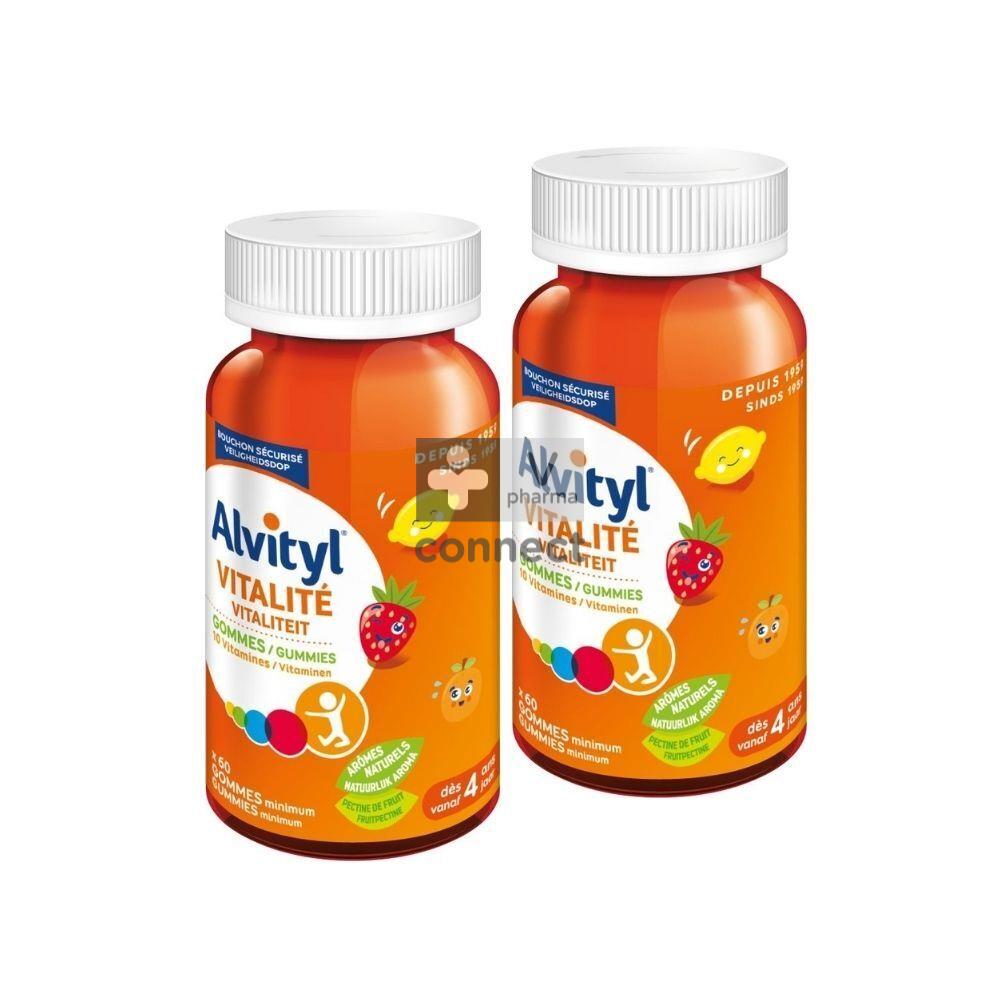 Alvityl - Gommes Vitalité - 10 vitamines