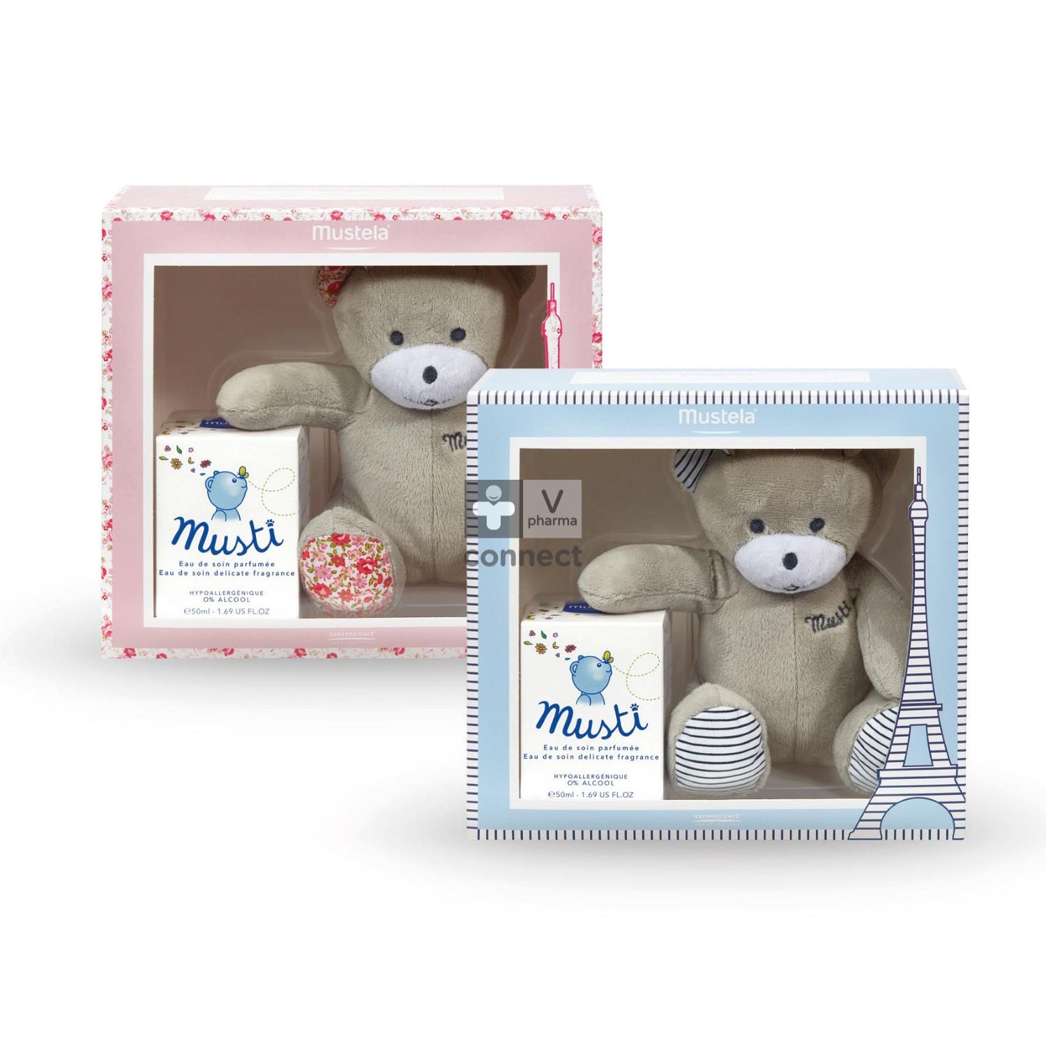 Coffret bébé eau de soin parfumée + doudou MUSTELA