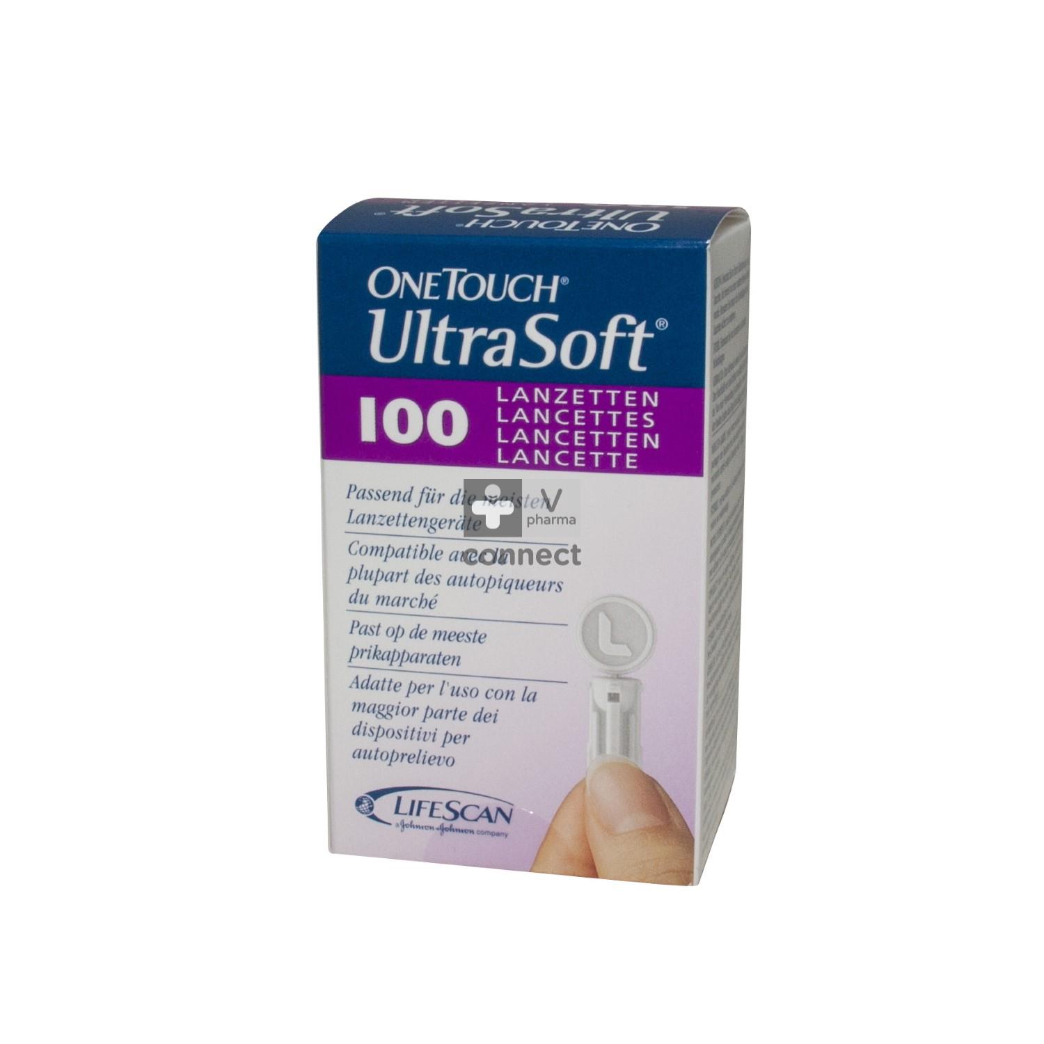 One Touch Ultra Soft Lancettes 100 Pièces