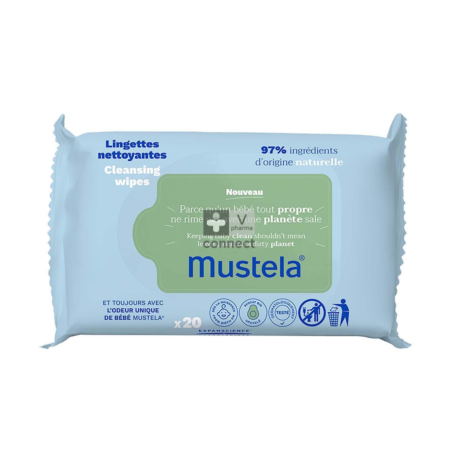 Lingettes Mustela – Lot De 5 – Douces Et Naturelles Pour Le Change Et La Toilette De Bébé - 3