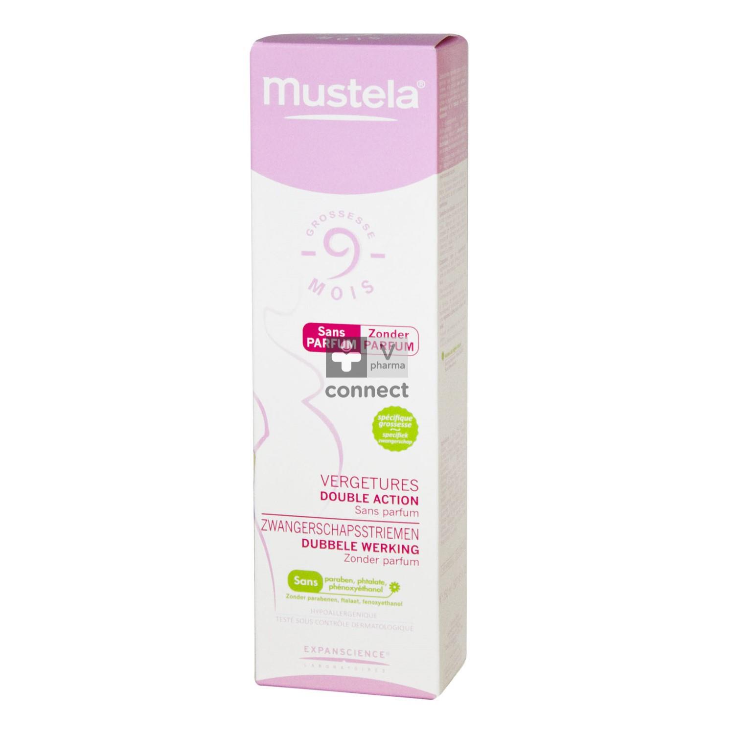 Mustela 9 Mois Vergetures Double Action Sans Parfum 150 ml
