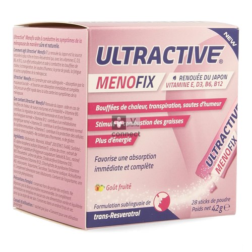 Ultractive Menofix Poudre 28 Sticks