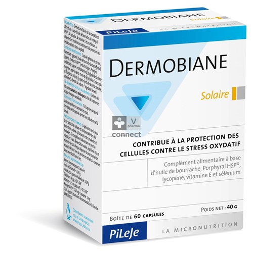 Pileje Dermobiane Solaire 60 Capsules