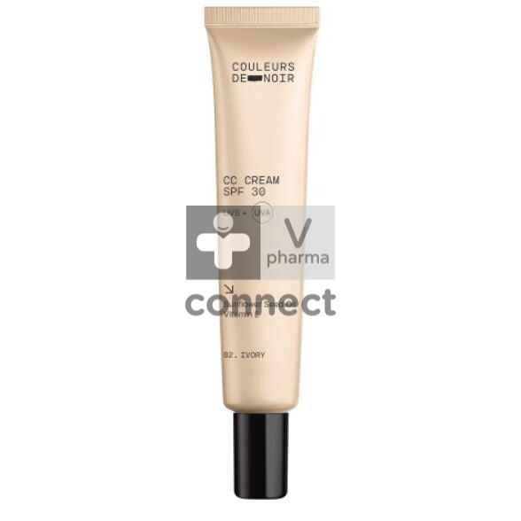 Couleurs De Noir Cc Cream Spf30 02 Ivory 30ml