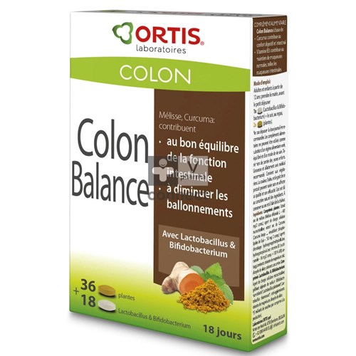 Ortis Colon Balance 54 Comprimés