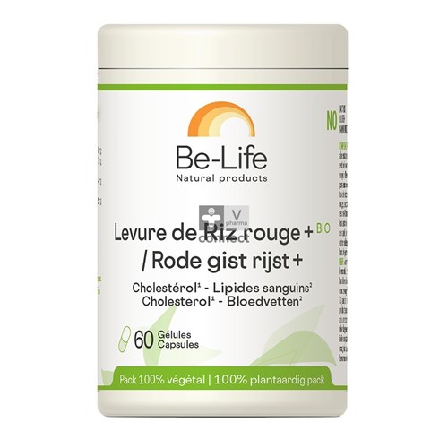 Be-Life Levure de Riz Rouge 60 Capsules