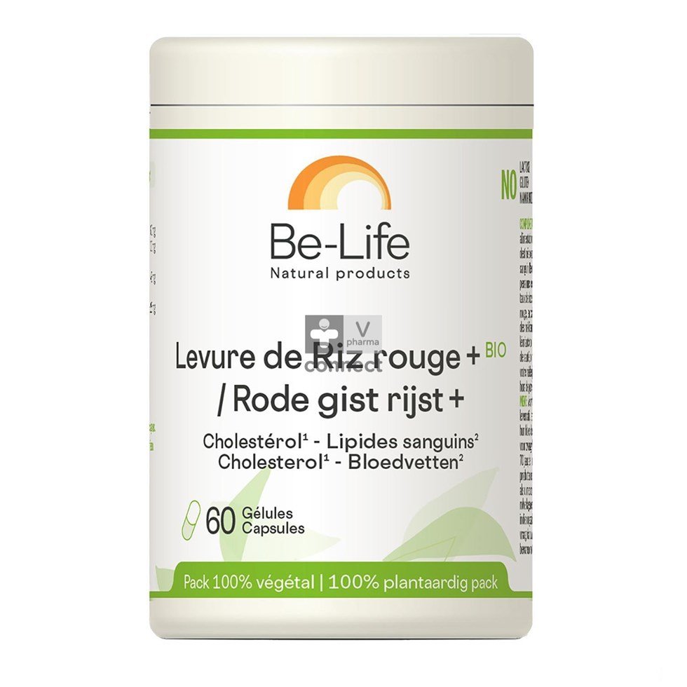 Gist Rode Rijst Bio Be Life Caps 60