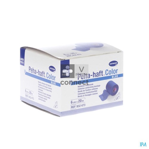 Peha-haft Blauw Lf 6cmx20m 1 P/s