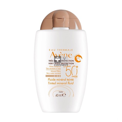 Avene Solaire Fluide Minéral Teinté SPF50+ 40 ml