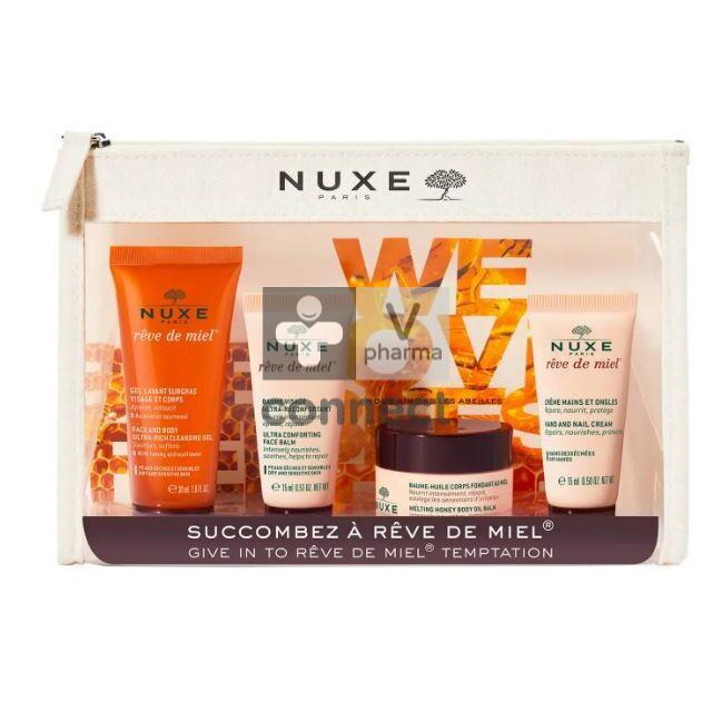 Nuxe Reve Miel Voyage Trousse Découverte 4 Produits
