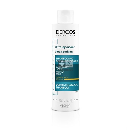 Vichy Dercos Dermo Kalmerend Droog Haar Sh 200ml