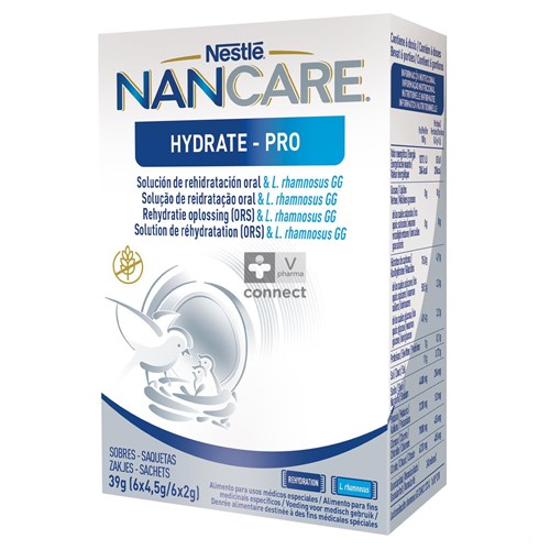 Nancare Hydrate Pro Ors Pdr 6x4,5g 6x2g