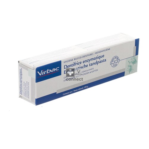 Virbac Dentifrice Enzymatique Chiens et Chats Gout Foie 100 g