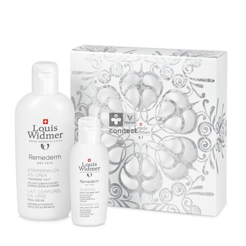 Widmer Coffret Remederm Lait Corps 5% + Huile de Douche