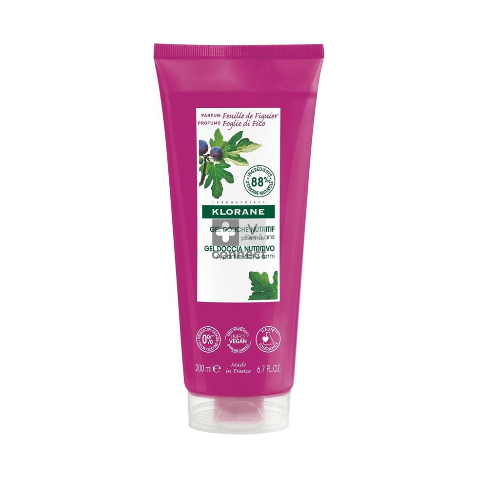 Klorane Gel Douche Feuille de Figuier 200 ml