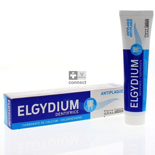Elgydium Dentifrice Anti-Plaque 75 ml 2+1 Gratuit