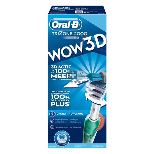 Oral B Brosse à Dents Électrique Trizone 2000 Wow