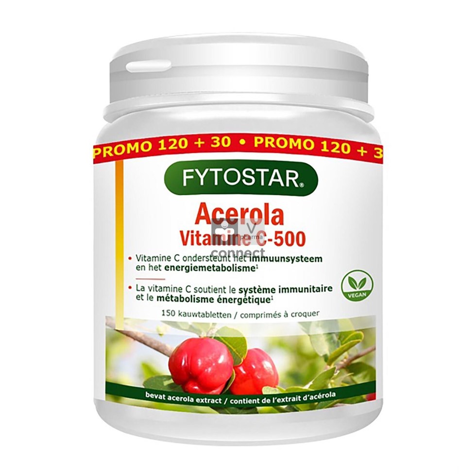 Fytostar Acerola 500 150 tabletten