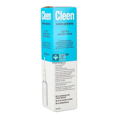 Cleen Enema Solution Rectale Pédiatrique 66 ml