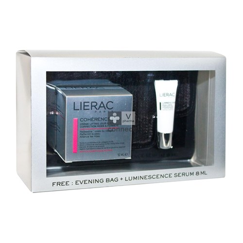 Lierac Coffret Cohérence L.IR Crème Lifting Jour & Nuit 50 ml + Luminescence Sérum Lumière Gratuit