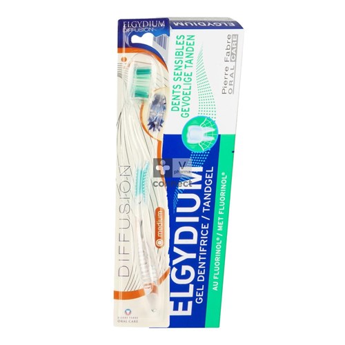 Elgydium Tandenborstel Gevoel.diff.soft + Gel 75ml