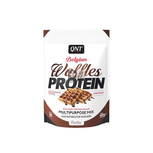 QNT Belgian Waffles Protein Milk Chocolate 480 g