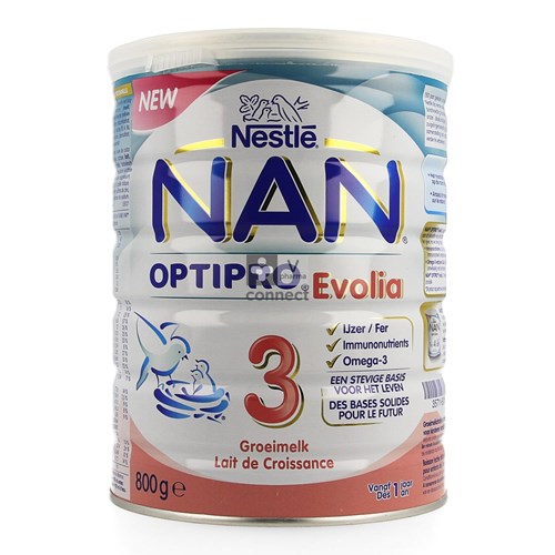 Nestle Nan Optipro Evolia 3 Lait Poudre 800 g