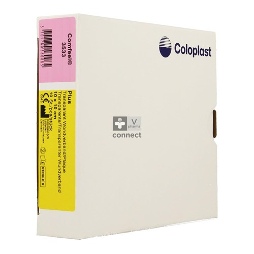 Comfeel Plus PansementTransparent Postop 10 x 10 cm 10 Pièces