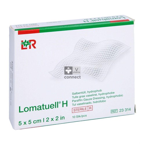 Lomatuell H Kompres Ster 5x 5cm 10 23314