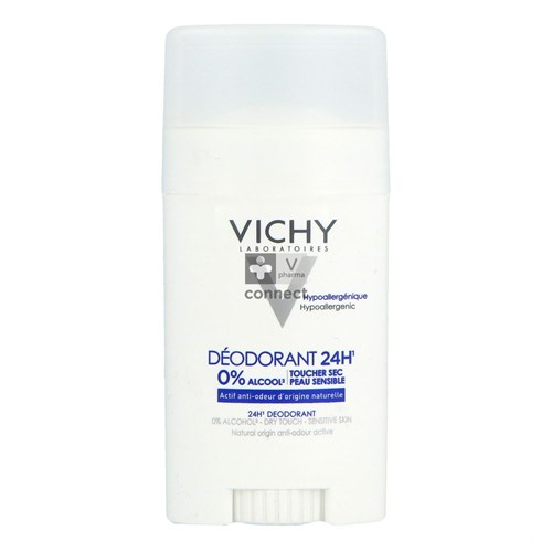 Vichy Deo React. H Z/alu Zout Stick 24u 40ml