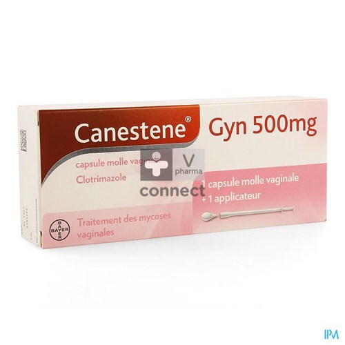 Canestene Gyn 500mg Zachte Caps Vag.gebr.1+applic