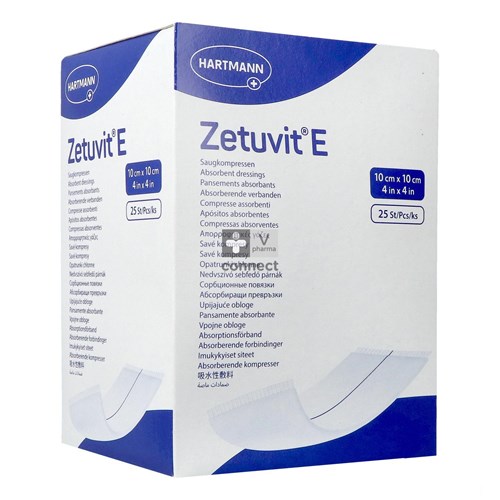 Zetuvit E Compresse Stérile 10X10 25 Pièces