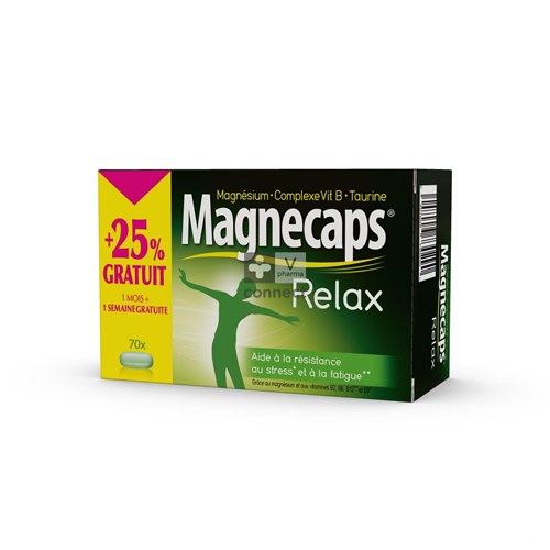 Magnecaps Relax 56 Comprimés + 14 Gratuits