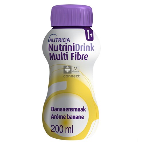 NutriniDrink Multi Fibre Bananensmaak Flesje 200ml