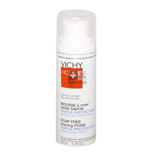 Vichy Homme Scheerschuim Z/zeep Travel 50ml