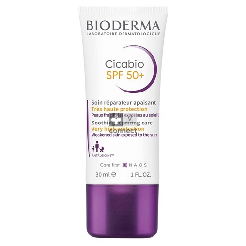 Bioderma Cicabio Spf50+ Cr Verzacht. Herstel. 30ml