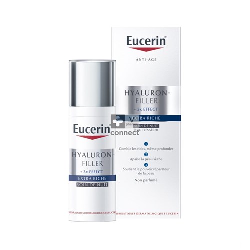 Eucerin Hyaluron Filler Extra Riche Soin de Nuit 50 ml