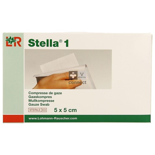 Stella 1 Steriele kompressen 5 x 5 cm 40 stuks