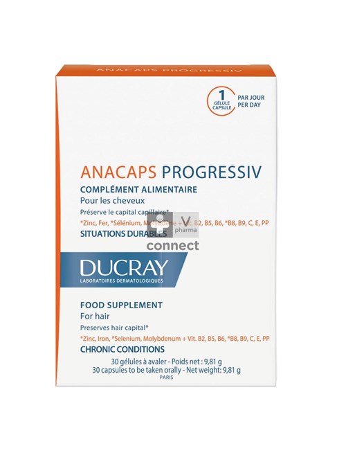 Ducray Anacaps Progresiv Caps 30