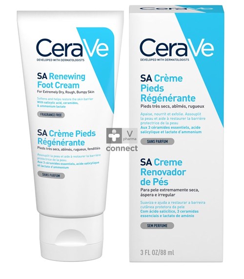 Cerave SA Crème Pieds Régénérante 88 ml