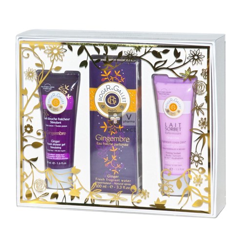 Roger&gallet Coffret Noel Gingembre 100+50+50ml