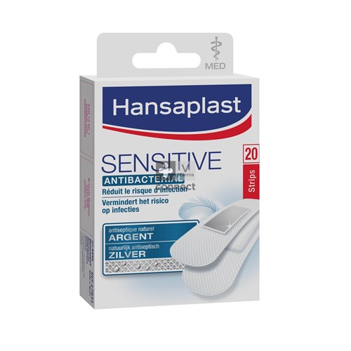 Hansaplast Med Sensitive Antibacterial 20 Strips