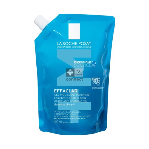 La Roche Posay Effaclar Gel Moussant Purifiant 400 ml Rechargeable