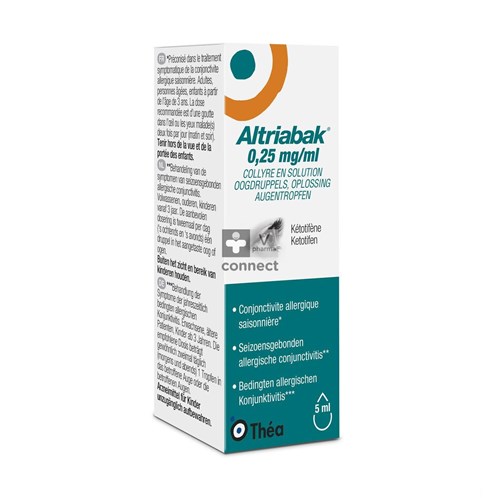 Altriabak 0,25mg/ml Oogdruppels Fl 5ml