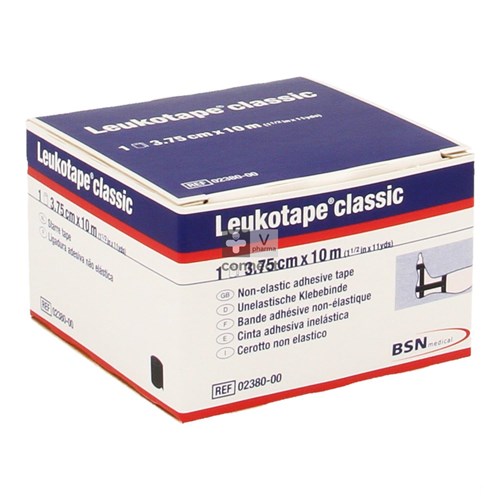 Leukotape Classic Noir 3,75 cm x10 m